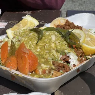 Nachos loaded to the rim