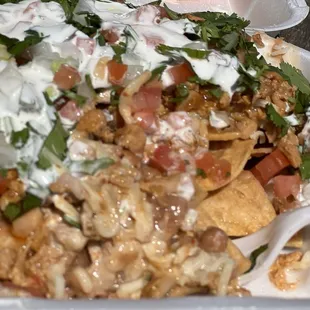Look at the nachos layers
