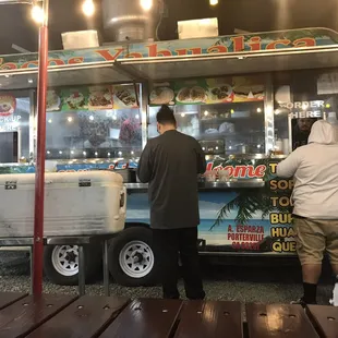 Outside truck