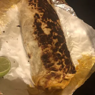 Al Pastor burrito, really big