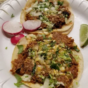Chorizo tacos
