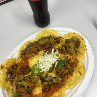 Mini tacos plate