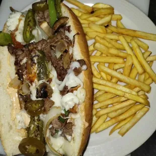 steak, food