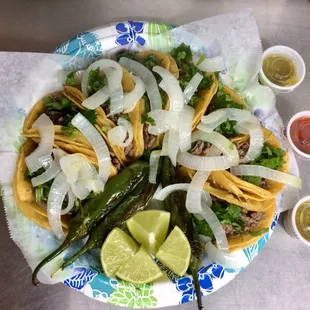 Tacos de Bistec