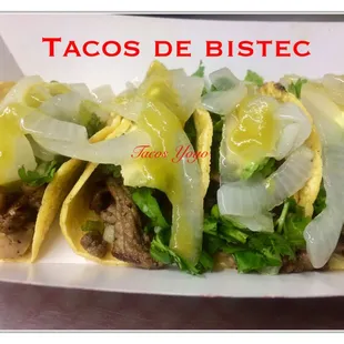 Tacos de bistec