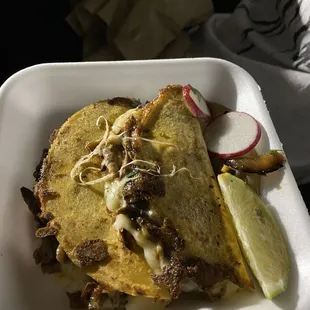 Quesabirria tacos ($3/ea)