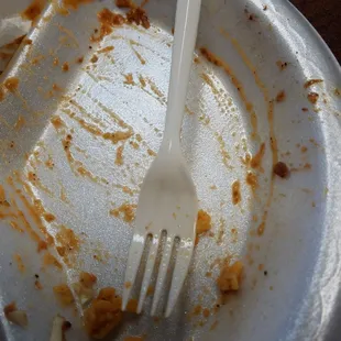 Bring your own silverware! Serving meals with only this baby sized fork is a freaking joke