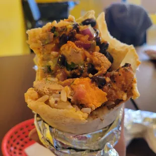 Chicken Sweet Potato Burrito