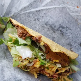 One crispy taco