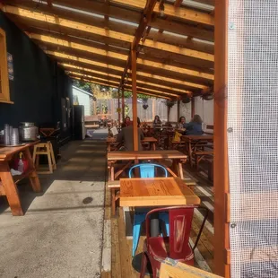 a restaurant with tables and chairs
