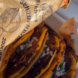 Birria tacos