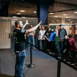 Team briefing before the fun begins! Get ready for action-packed Tactical Urban Combat