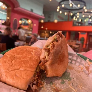 Torta Al Pastor, inside