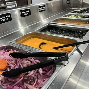 Salsa bar
