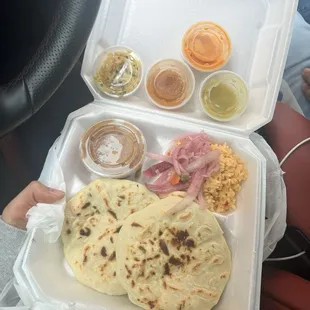 3 Pupusas Plate