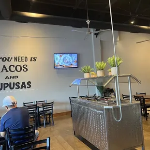 Dining area is so welcoming &amp; bright!  Customer service great! Food great!