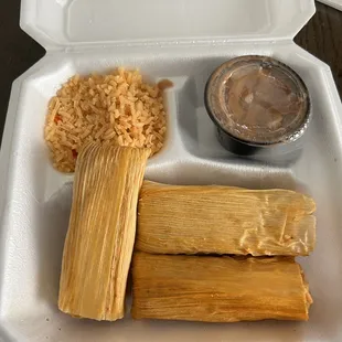 Tamale plate