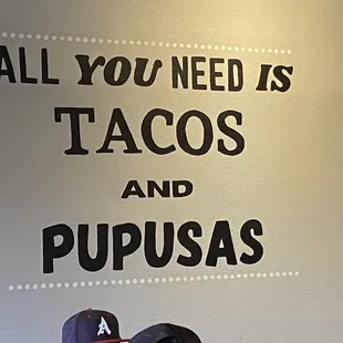 Loved the sign inside!!