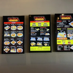 Menus