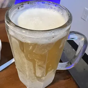 a glass of beer
