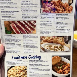 Appetizers Menu