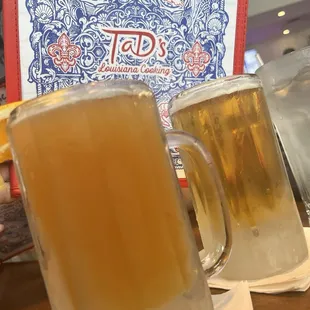 Delicious iced cold beer
