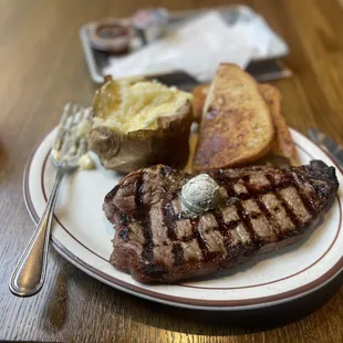 Steak and potato