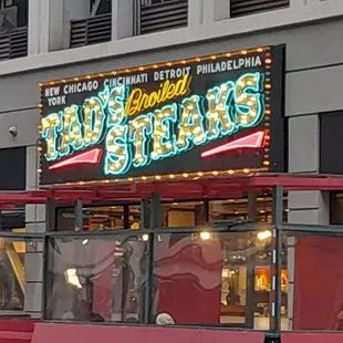 the outside of the restaurant