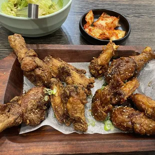 #6 8pcs wings + 4pcs drum $27 increased prices, reduced # of pieces, and chicken pieces are significantly smaller than they were previously.