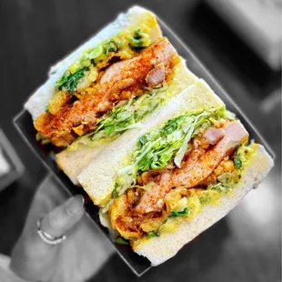 Chicken Karaage Sando