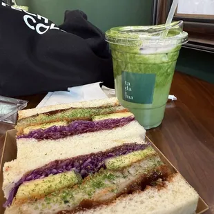 Matcha Katsu Sandwiches