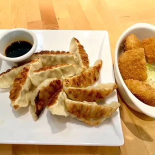 Gyoza and Croquette