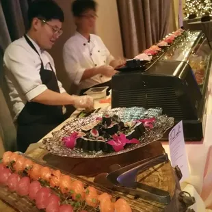 sushi and sashimi, sushi, sashimi, food