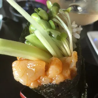 Spicy Scallop Hand Roll