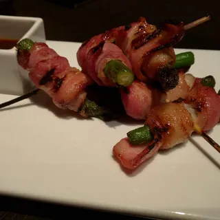 Bacon-Wrapped Asparagus Kushiyaki