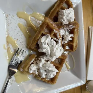 Churro Waffles!!!  OMGeeee