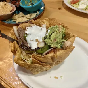 Fajitas salad