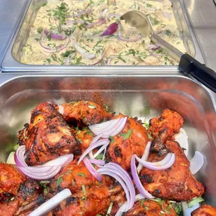 a variety of food items