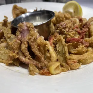 Calamari appetizer