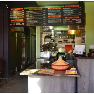 Tadu's front counter