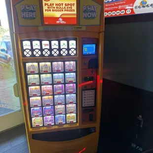 Come buy a winning scratcher or play hot spot