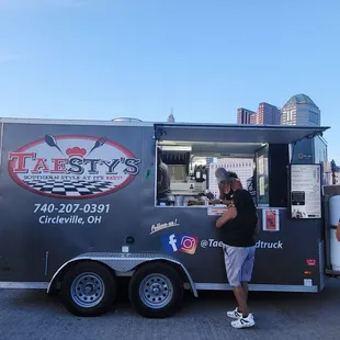 In Columbus, Ohio at the Rib &amp; Jazz Fest.