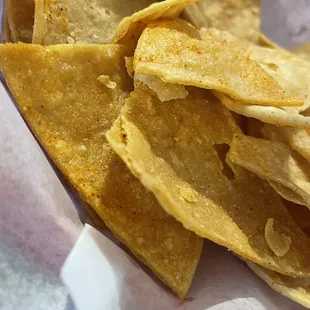 a basket of chips