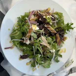 Trout salad with sherry vinagaret.