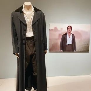 William Darcy in Pride and Prejudice - Jane Austen exhibit in 2022