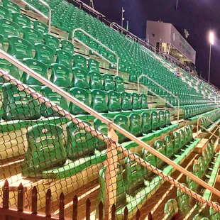 Seeing G R E E N in the home stadium to the OKC Energy soccer team! Summer 2018
