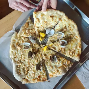 White Clam Pizza