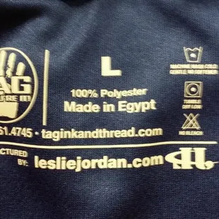 2015 Marathon shirt private labeled for TAG Ink &amp; Thread