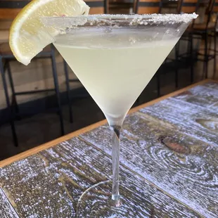 Lemon cello martini