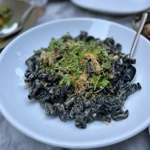 Squid ink pasta